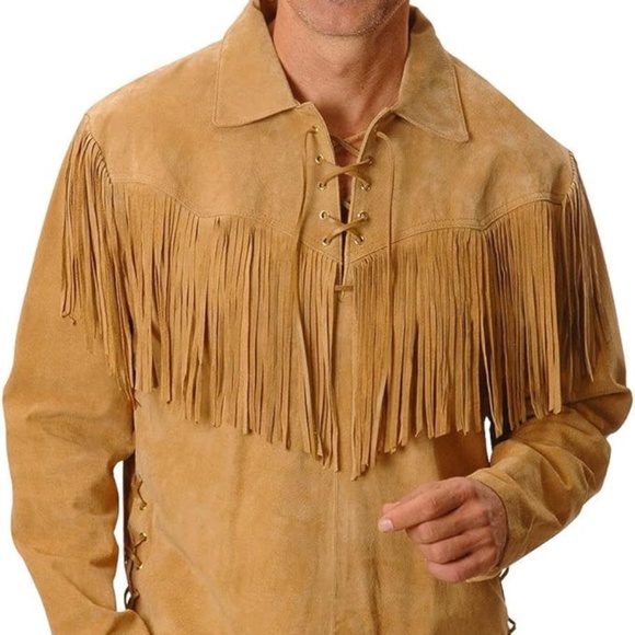 NWT Scully's Western Fringe Suede Leather Jacket Top